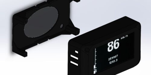 Volvo 240/740/940 Universal Panelmonterad Mätare - Exploded View