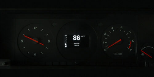 Volvo 740 Digital Hastighetsmätare och tankmätare